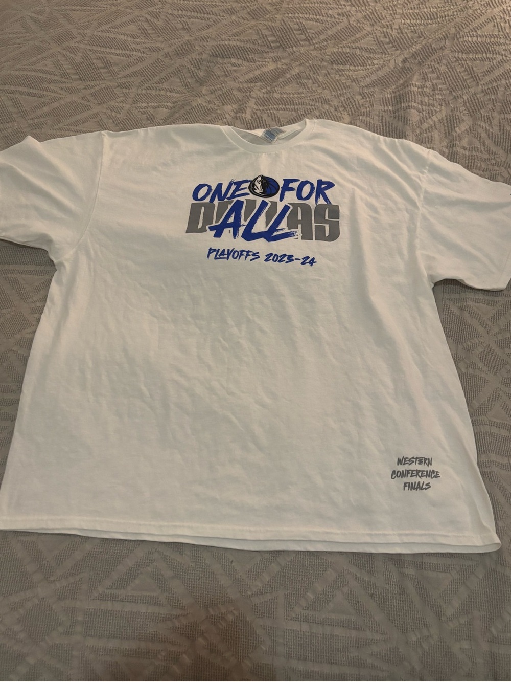 Dallas Mavericks NBA Western Conference Finals Shirt Adult 3XL New